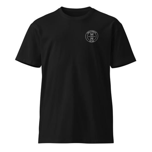 Make It Work Badge Tee (White Logo)